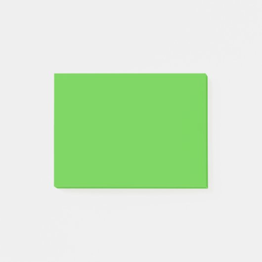 Limettengrüne Solid-Farbe Post-it Klebezettel (Vorderseite)