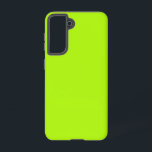 Limettengrüne Solid-Farbe Samsung Galaxy Hülle<br><div class="desc">Lime Green Solid Color Samsung Galaxy S21 Fall</div>