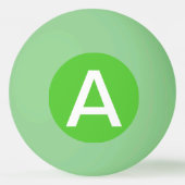 Limettengrüne Solid-Farbe Tischtennisball (Rückseite)