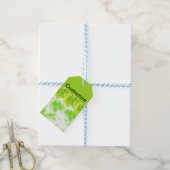 Limettengrüne Sukkulatur Geschenkanhänger (Mit Garn)