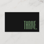 Limettengrüne Visitenkarte (Vorderseite)