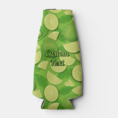 Limettengrüner Hintergrund Flaschenkühler (Vorderseite)