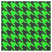 limettengrüner Houndstooth Stoff (Nahaufnahme)