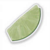 Limettenscheibe Aufkleber (Vorderseite)