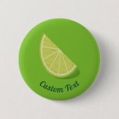 Limettenscheibe Button (Vorderseite)