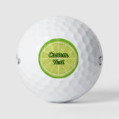 Limettenscheibe Golfball (Vorderseite)