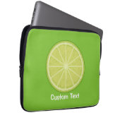 Limettenscheibe Laptopschutzhülle (Vorne Rechts)