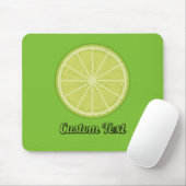 Limettenscheibe Mousepad (Mit Mouse)