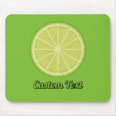 Limettenscheibe Mousepad (Vorne)