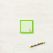Limettenscheibe Post-it Klebezettel (Auf Schreibtisch)
