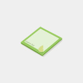 Limettenscheibe Post-it Klebezettel (angewinkelt)