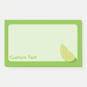 Limettenscheibe Post-it Klebezettel (Vorderseite)
