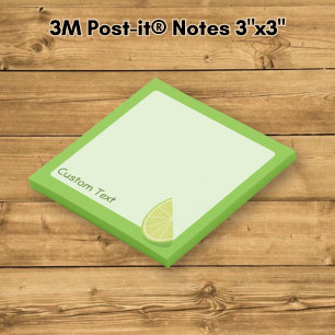 Limettenscheibe Post-it Klebezettel
