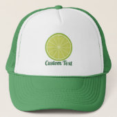 Limettenscheibe Truckerkappe (Vorderseite)