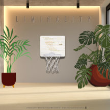 Liminalität Mini Basketball Hoop von Adiela Akoo
