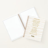 Liminality Hardcover Journal von Poet Adiela Akoo Notizblock (Innenseite)