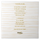 Liminality Keramik Tile von Poet Adiela Akoo Fliese (Vorderseite)