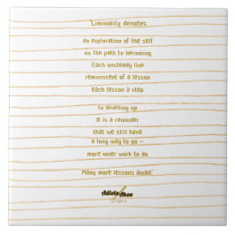 Liminality Keramik Tile von Poet Adiela Akoo Fliese