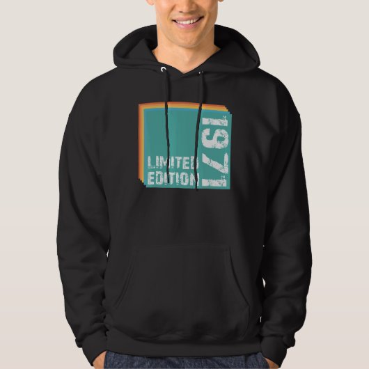 Limit Edition 1971 Geburtstag Hoodie (Vorderseite)