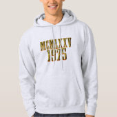 Limited Edition 1975 Birthday 50 year Hoodie (Vorderseite)
