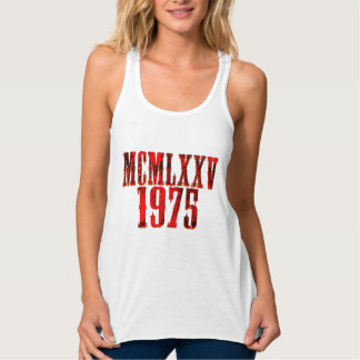 Limited Edition 1975 Birthday 50 year Tank Top