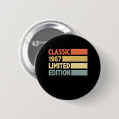 Limited Edition 1987 Button (Vorne & Hinten)