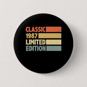 Limited Edition 1987 Button