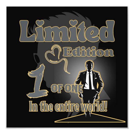 Limited Edition 1 of 1 – Motivational Wall  Fotodruck (Vorne)