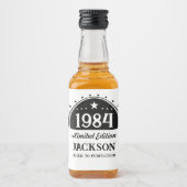 Limited Edition 40. Geburtstag Alkoholflaschenetikett (Vorderseite)