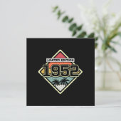 Limited Edition 70th Birthday Gift Vintage 1952 Einladung (Stehend Vorderseite)