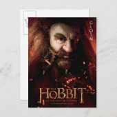 Limited Edition Artwork: Gloin Postkarte (Vorne/Hinten)
