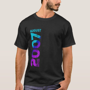 Limited Edition August 2007 Jahr 2007 Retro 2007 T-Shirt