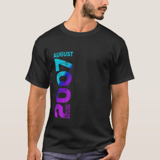 Limited Edition August 2007 Jahr 2007 Retro 2007 T-Shirt