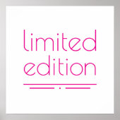 Limited Edition - Eine Art Poster (Vorne)
