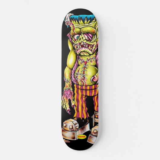 Limited Edition Franken Fink Skate Deck Skateboard (Vorderseite)