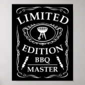 Limited Edition GRILLEN Master Smoker Grill Barbec Poster (Vorne)