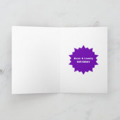 Limited Edition Jahr Geboren Personalisiert Geburt Karte (Innenseite)