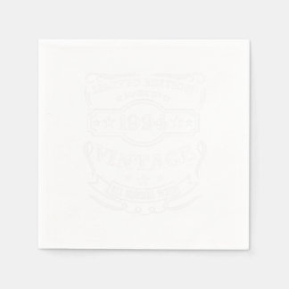 Limited Edition Made in 1994 Vintages Geburtstagsg Serviette