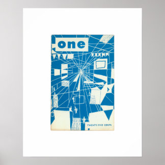 Limited Edition ONE Magazine, Juni 1955 Print Poster