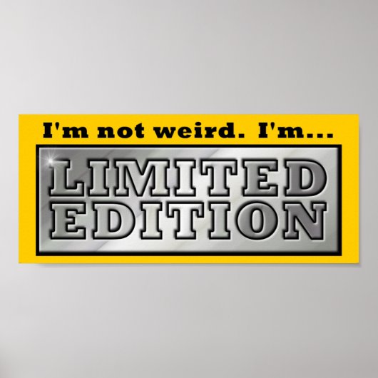 Limited Edition Poster (Vorne)