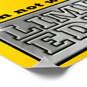 Limited Edition Poster (Ecke)