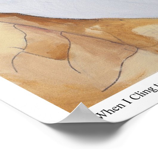 Limited Edition Poster "When I Cloning to Your Ski (Ecke)