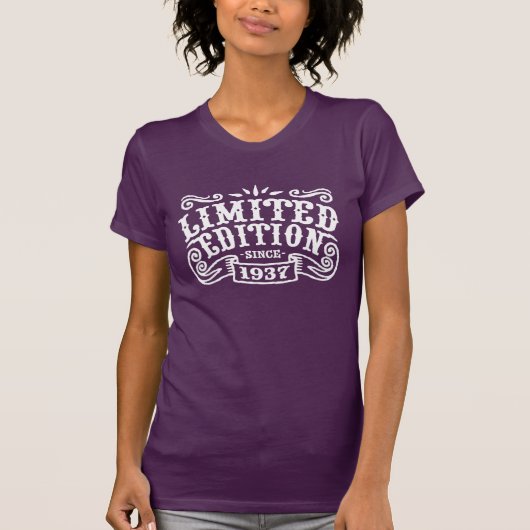 Limited Edition seit 1937 T-Shirt (Vorderseite)