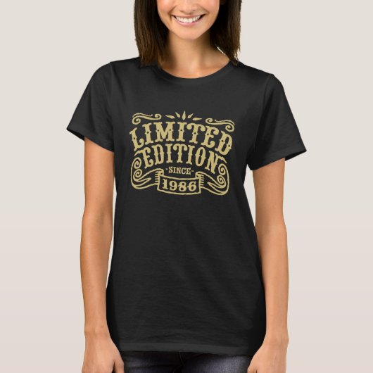 Limited Edition seit 1986 T-Shirt (Vorderseite)