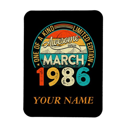 Limited Edition Since March 1986 Magnet (Vertikal)