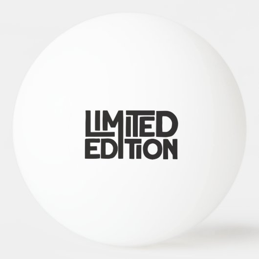 Limited Edition Tischtennisball (Vorderseite)