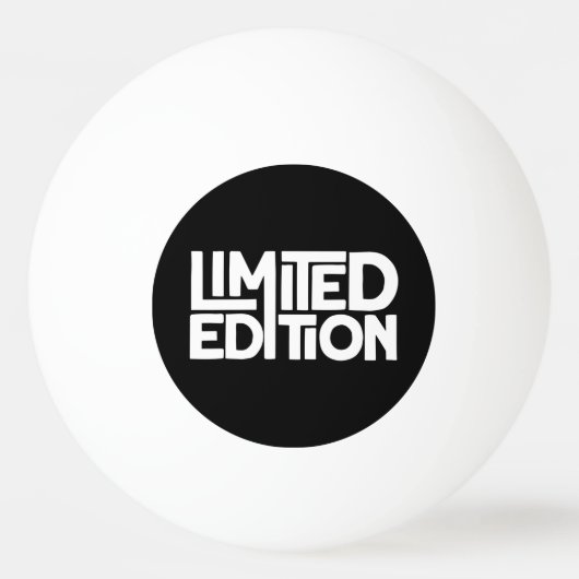 Limited Edition Tischtennisball (Rückseite)