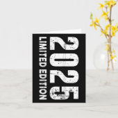 Limited Edition und 2025 Karte (Gelbe Blume)