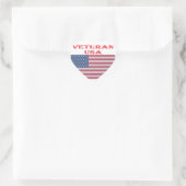 Limited Edition Veteran USA - VERKAUFEN FAST!! Herz-Aufkleber (Tasche)