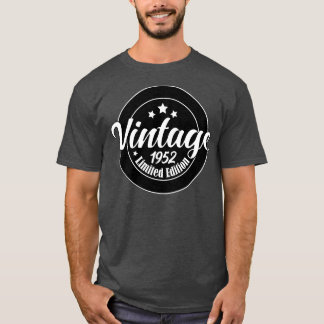 Limited Edition Vintag 1952 Geburtstag 71. Geburts T-Shirt